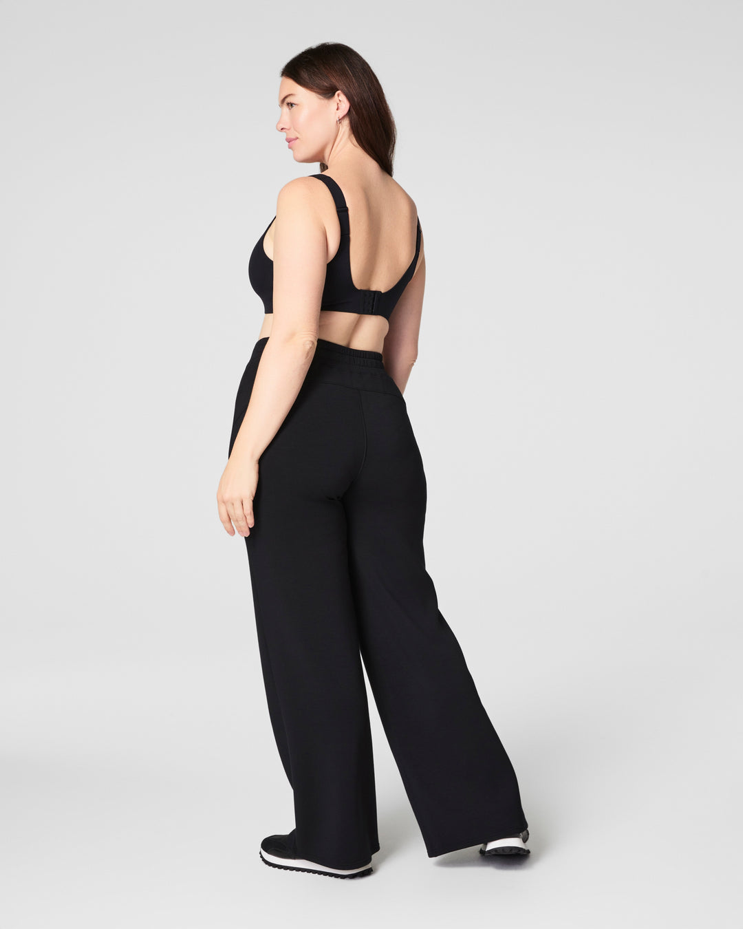 Spanx Airessentials Wide Leg Pant | Very Black