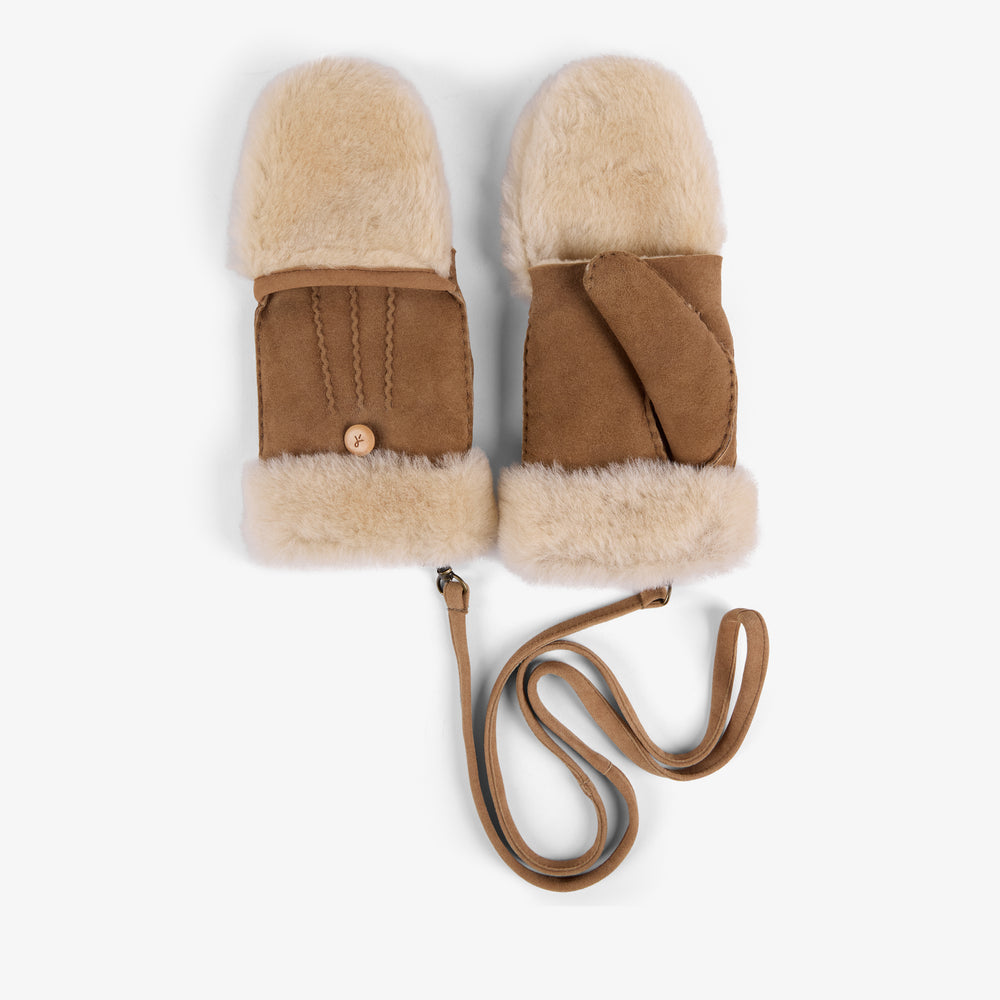 EMU Australia Mittens | Chestnut