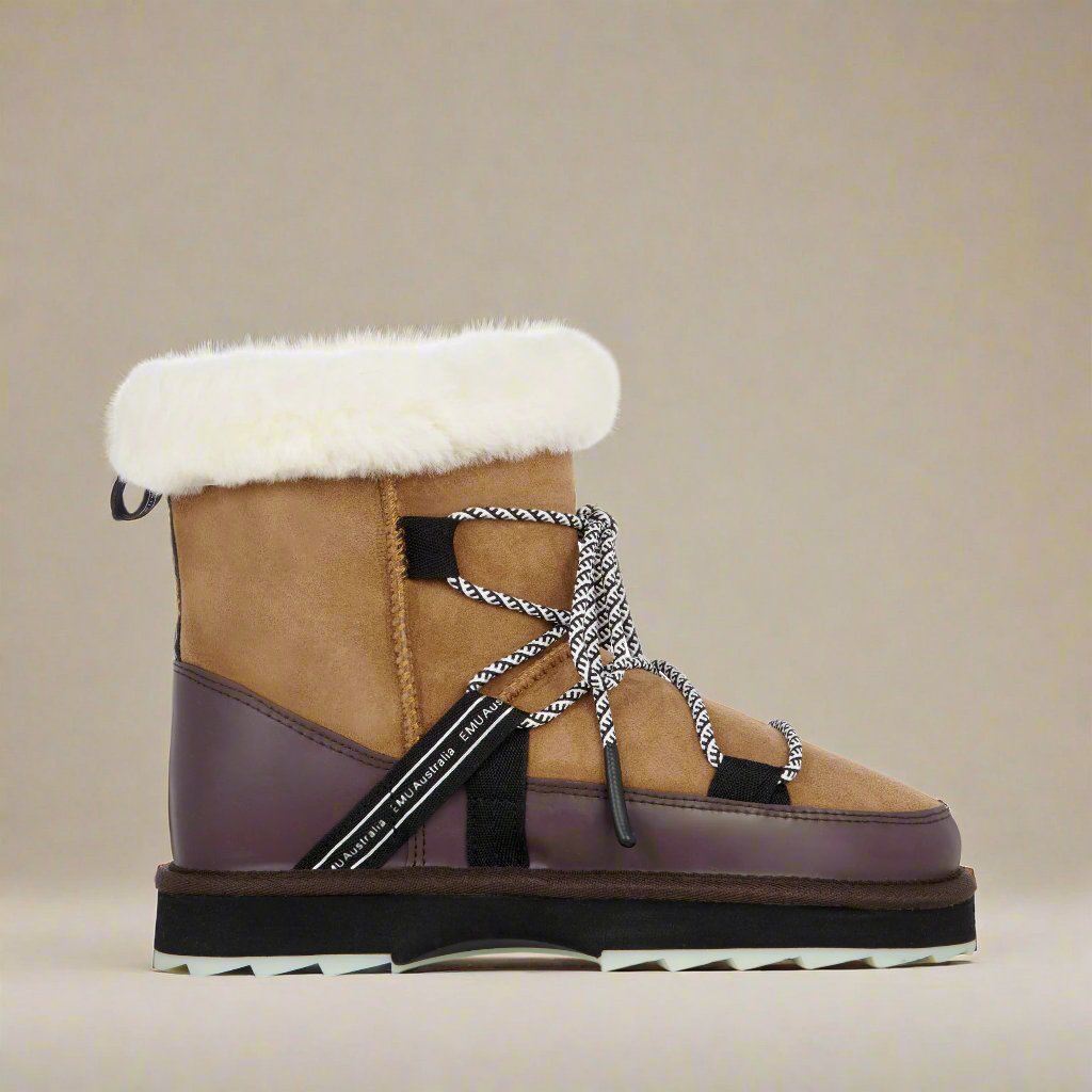 EMU Australia Blurred Boots Chestnut