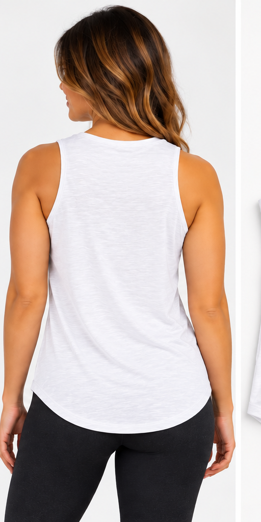 Tasc Nola Tank | White