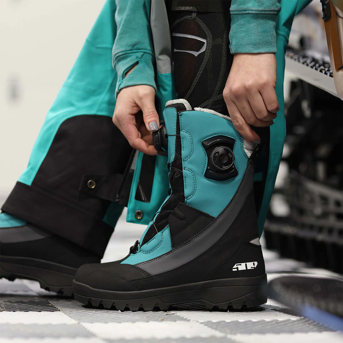 509 W's Raid Double Boa Boot Emerald