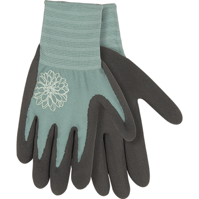 Kinco Women’s Bamboo-Nylon Knit Shell & Sandy Foam Latex Palm Gloves | Aqua