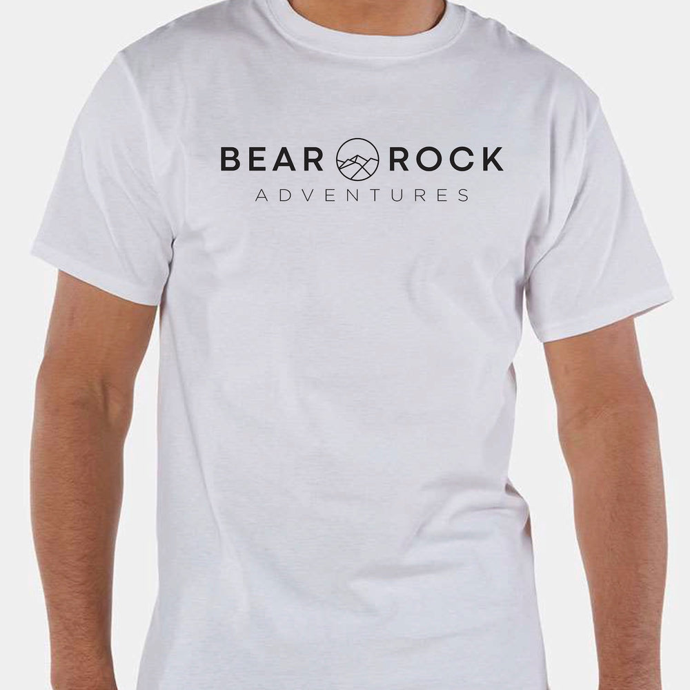 Bear Rock Adventures Champion Short Sleeve Shirt White