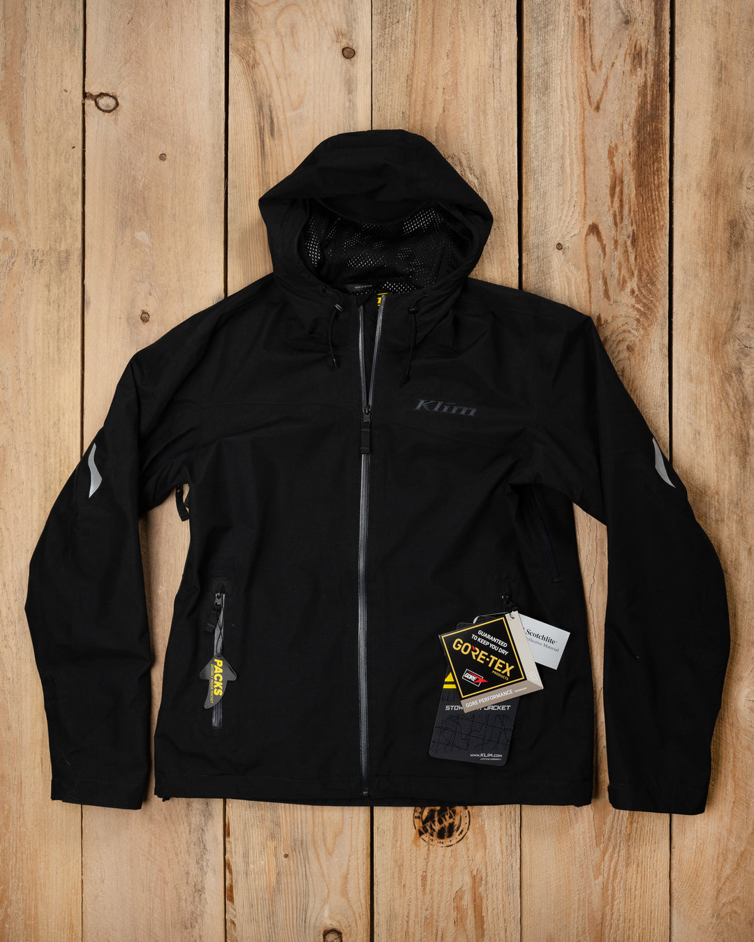 Klim Stow Away Jacket Black Asphalt