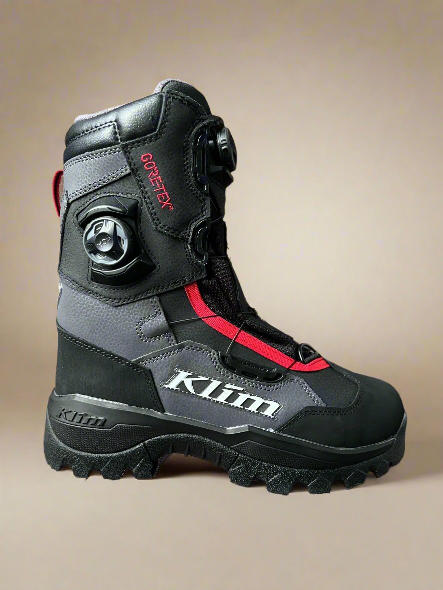 Klim Adrenaline Pro GTX BOA Boot Asphalt High Risk Red