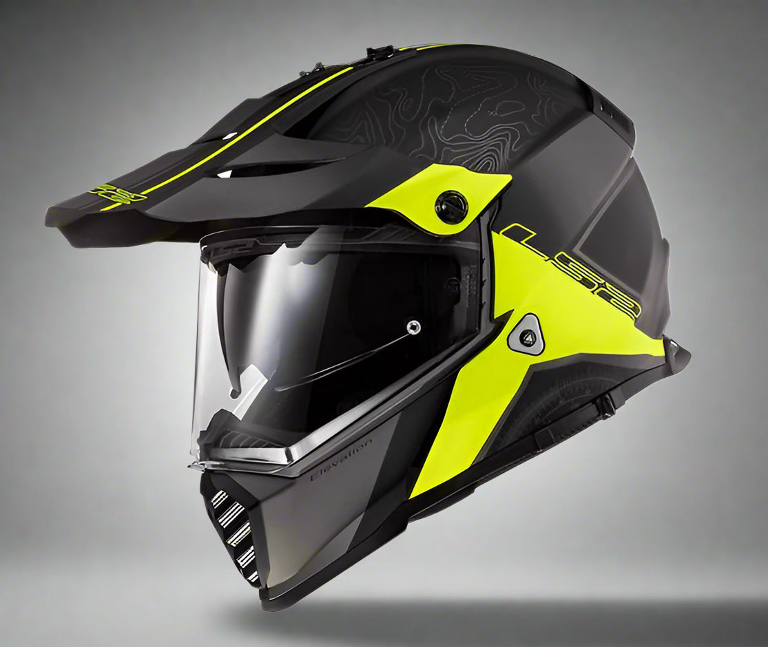 LS2 Blaze Black HiViz