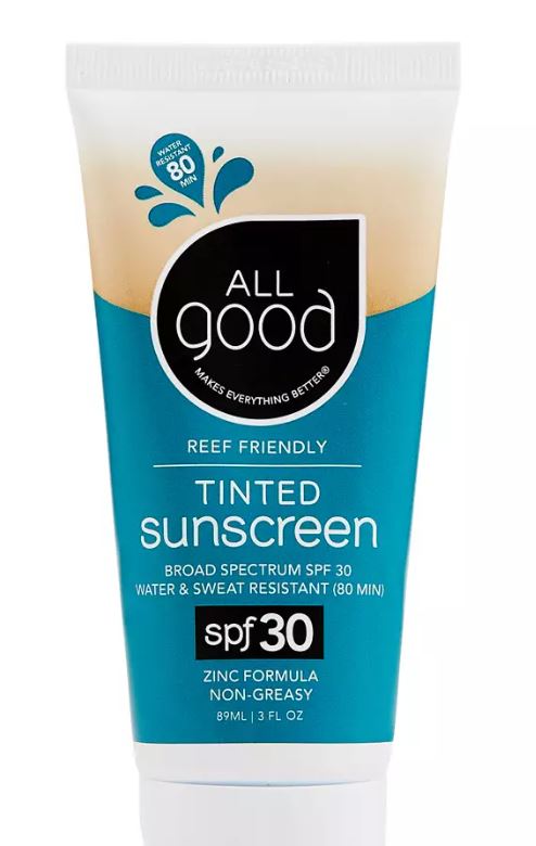 All Good Tinted Sunscreen Tube 3oz