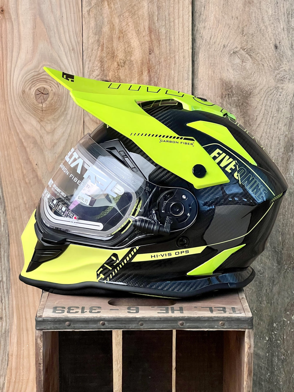 509 Delta R3L Carbon Fiber Helmet (Non-Current) HiVis