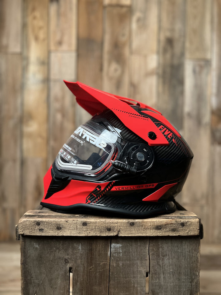 509 Delta R3L Carbon Fiber Helmet (Non-Current) Vermillion