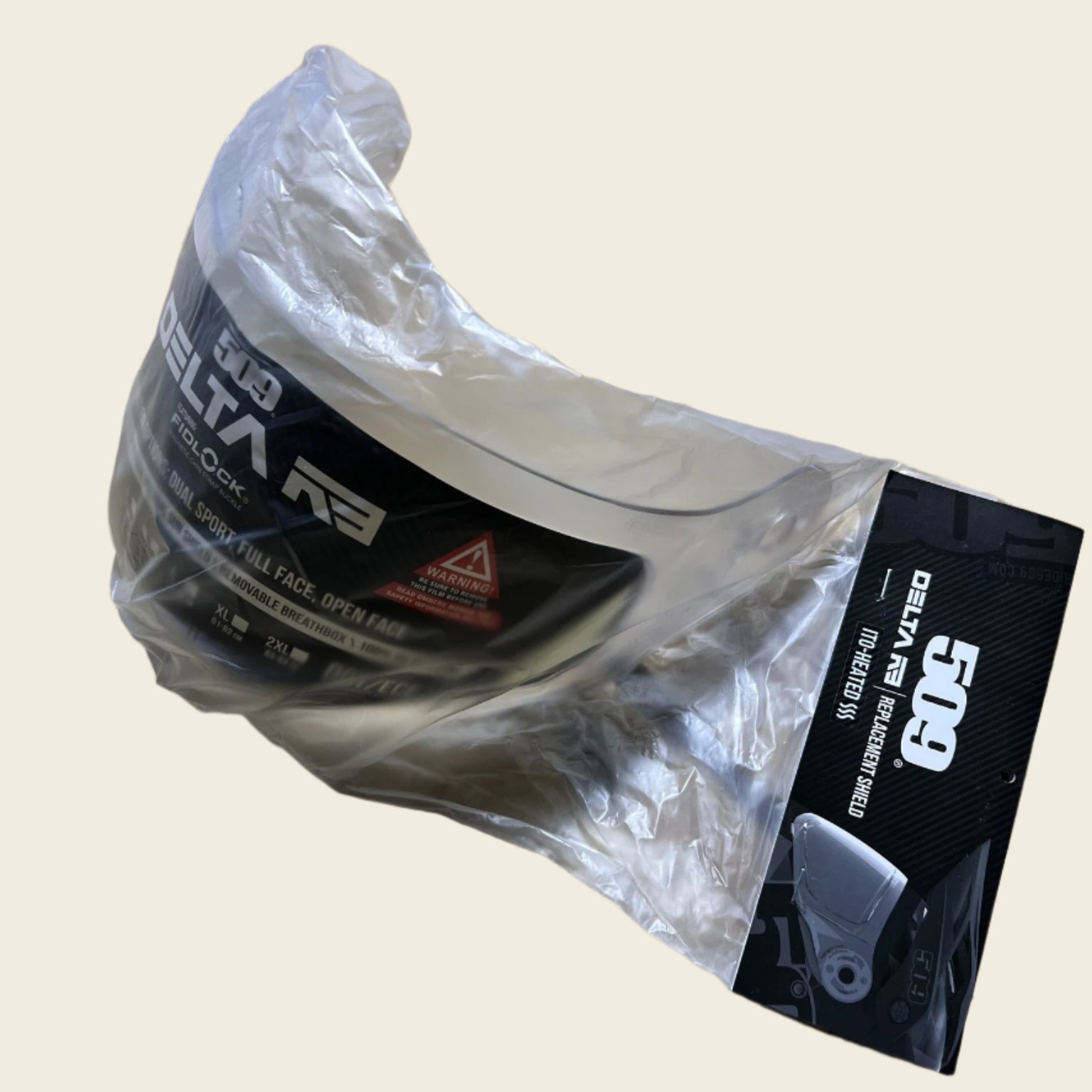 509 Dual Shield for Delta R3 Helmets clear
