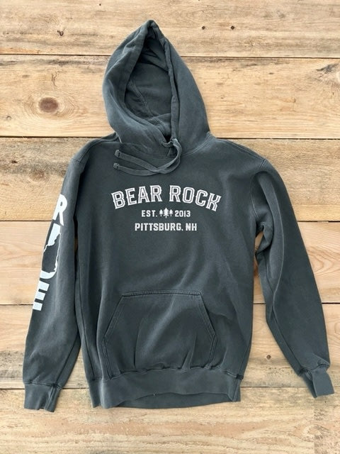 Bear Rock Adventures Comfort Colors Ride Hooded Sweatshirt Pepper