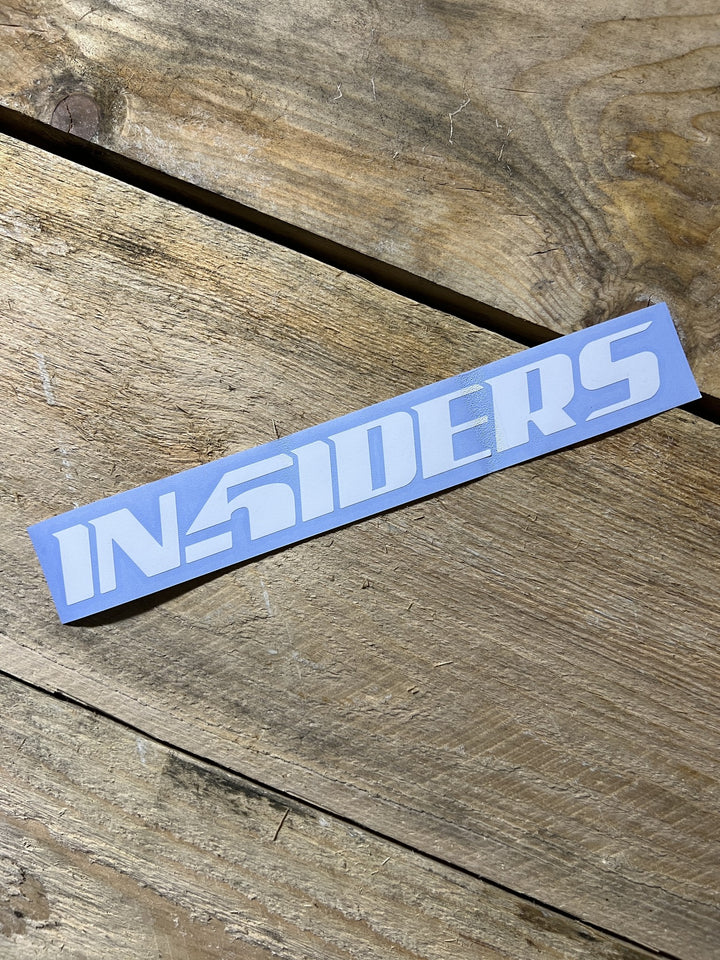 In5iders Sticker 10 - White