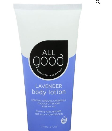 All Good Body Lotion Lavender 6oz