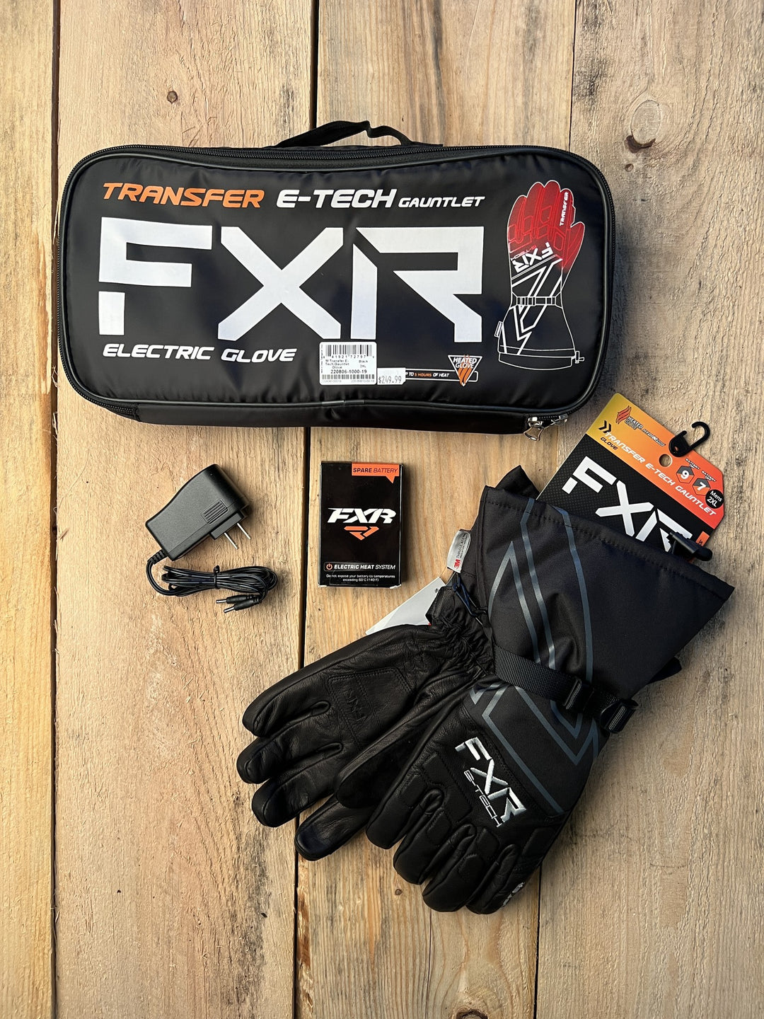 FXR M Transfer E-Tech Gauntlet Glove Black