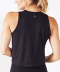 Nola Crop Tank | Black