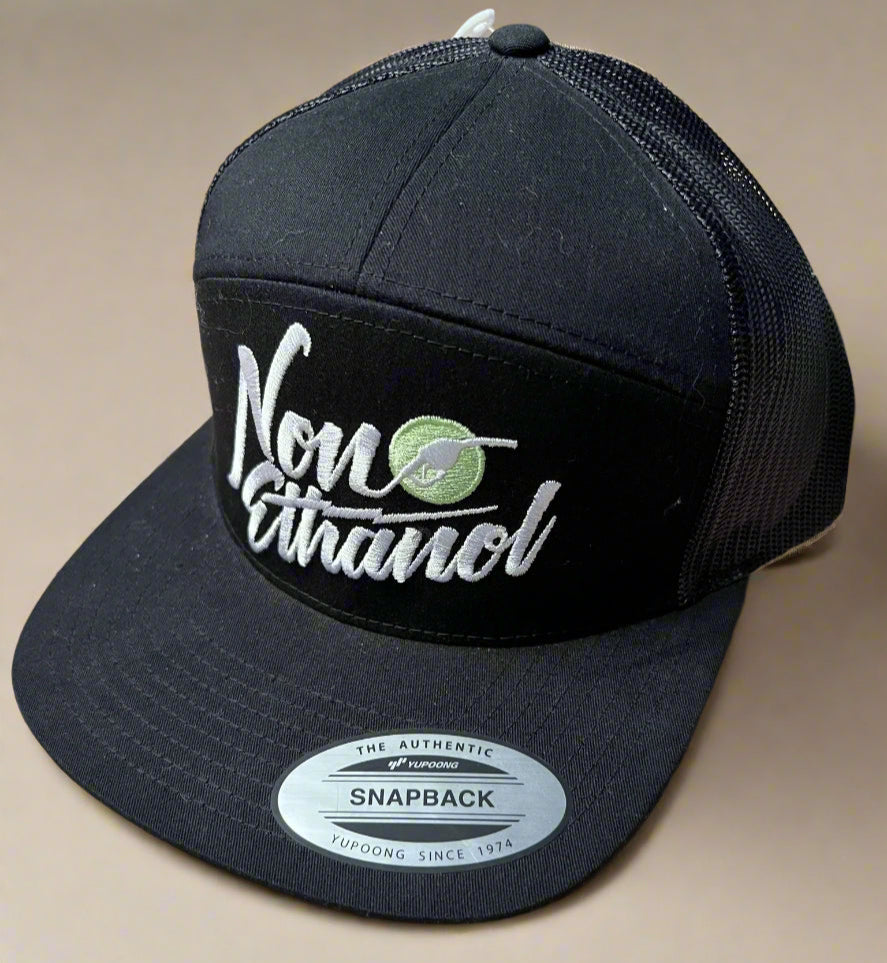 509 Non Ethanol 7 Panel SnapBack Hat black