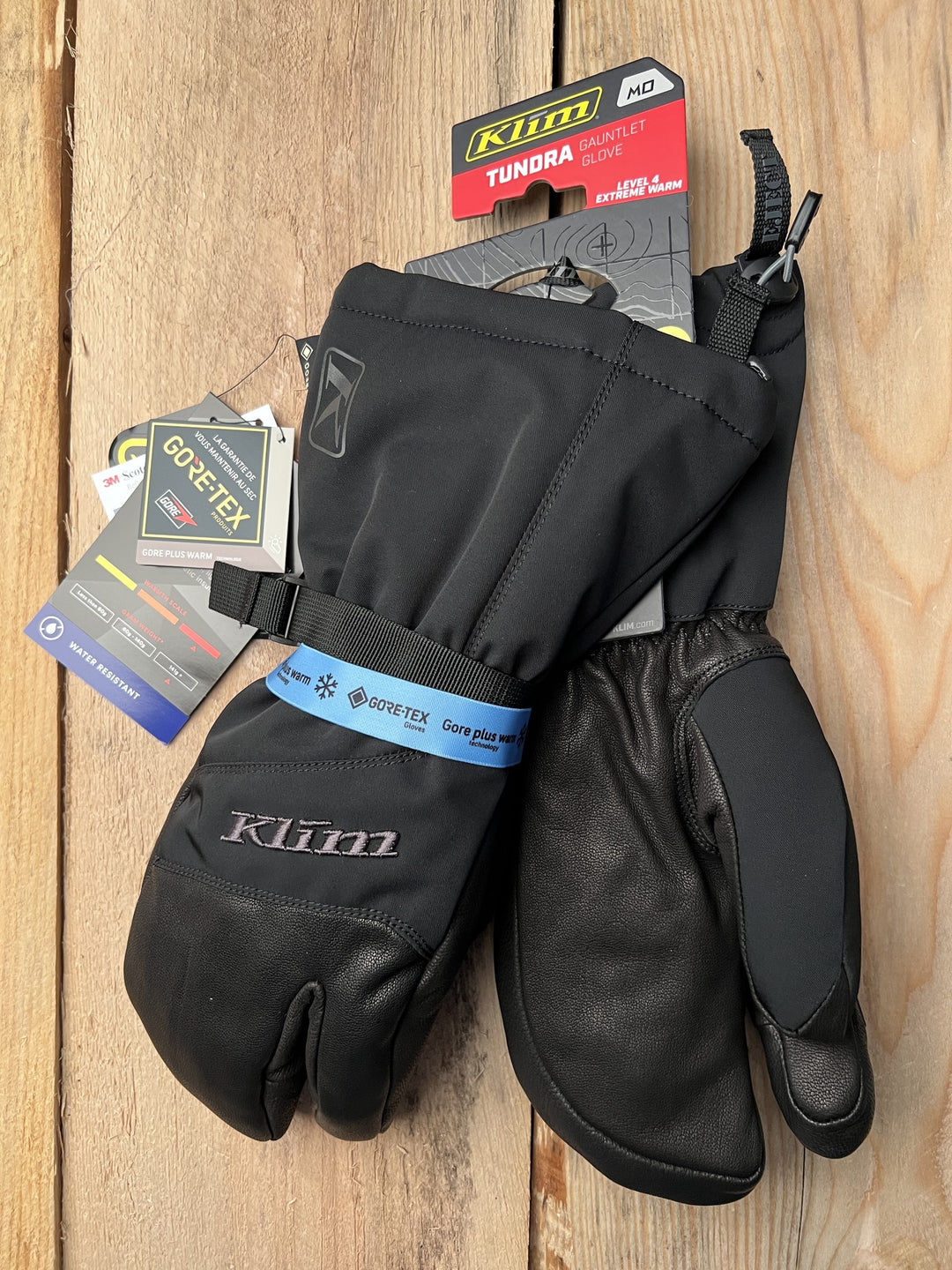 KLIM Tundra Gauntlet Glove Black Asphalt